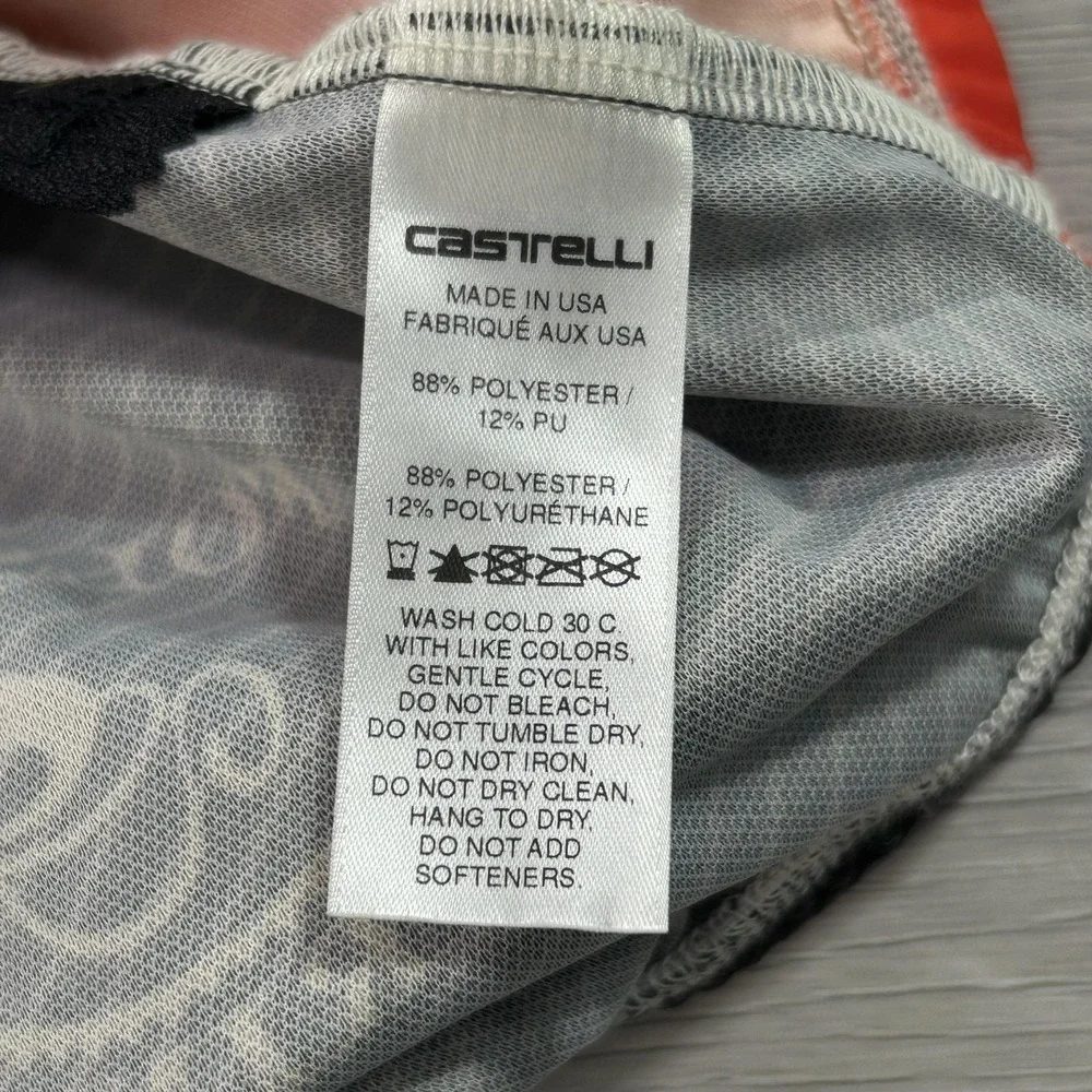 Castelli Cycling Wind Jacket Mens XL Black Sierra Nevada Full Zip USA Logos
